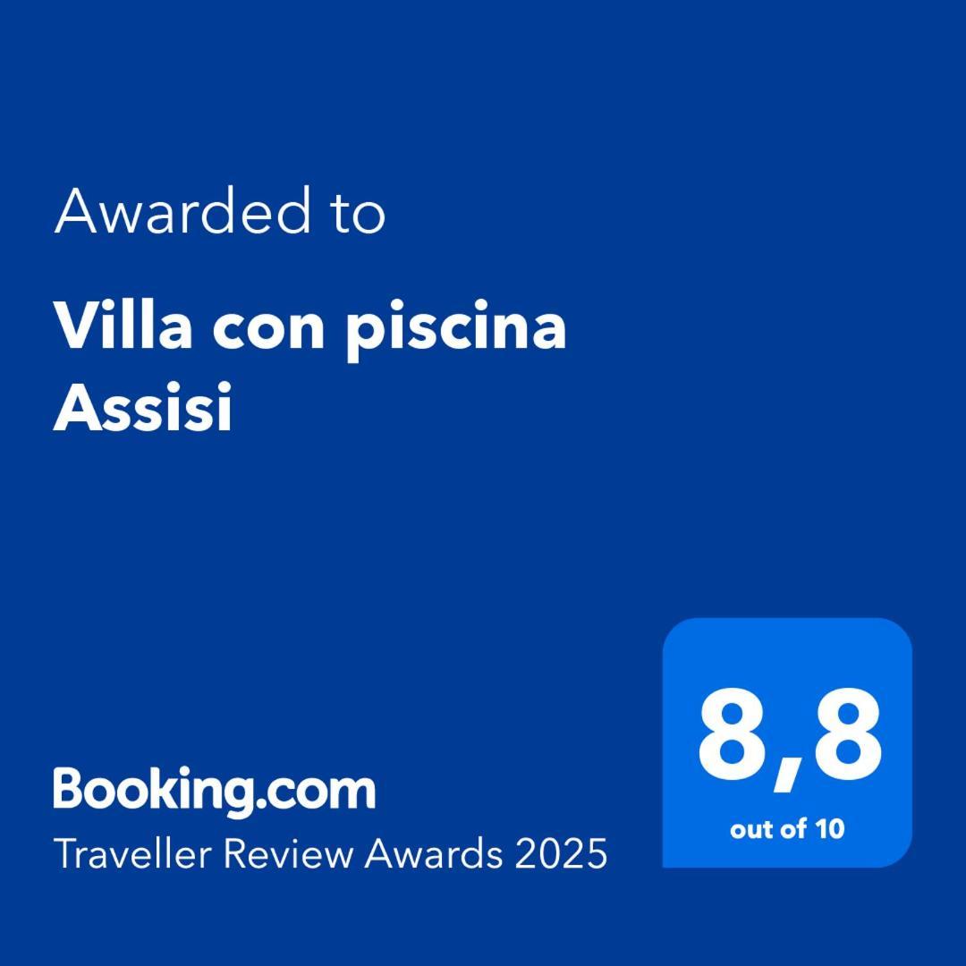 Villa Con Piscina Assisi Exterior foto